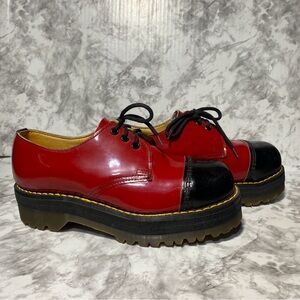 Dr Martens crazy bomb made in England vintage platforms steel toe made in UK 6